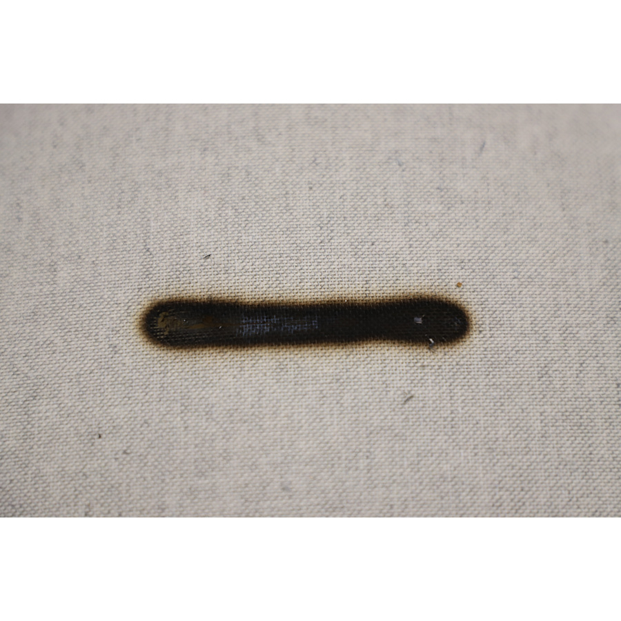 Simmons Generation Up - Résultat du test d'inflammabilité avec des cigarettes