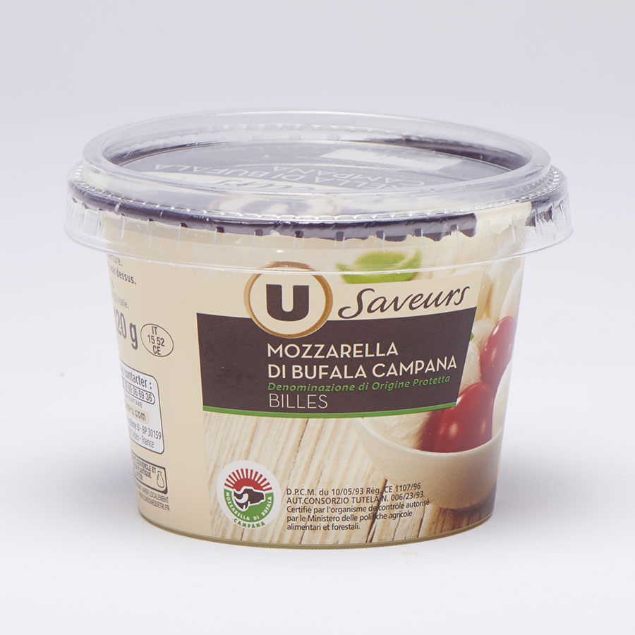 U saveurs Mozzarella di Bufala Campana - Billes - 