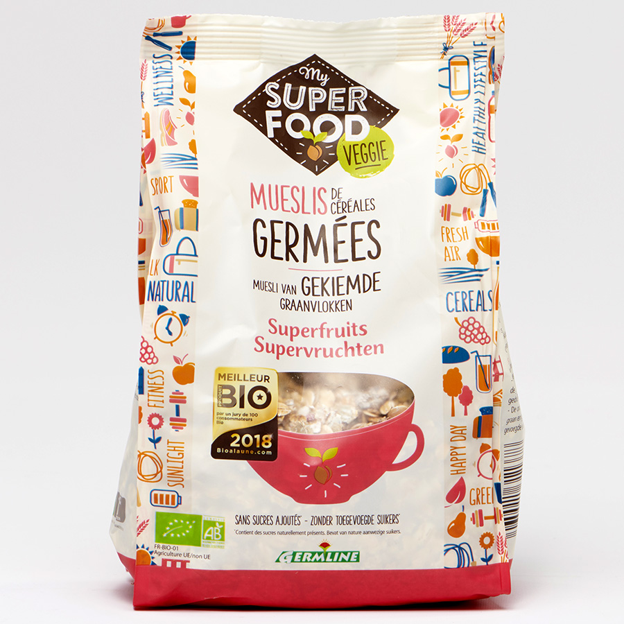 Germline My Super Food - Muesli de céréales germées superfruits - 