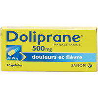 Doliprane 500 mg gélules
- Vue principale
