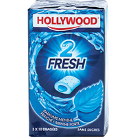 Hollywood Chewing-gum 2Fresh menthe fraîche/menthe forte
- Vue principale