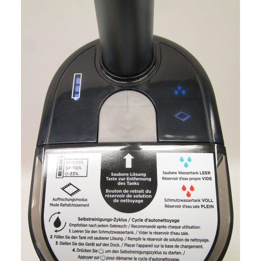 Shark Hydrovac WD210EU - Bandeau de commandes