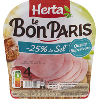 Herta Le Bon Paris - 25 % de sel
