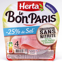 Herta Le Bon Paris - 25% de sel - conservation sans nitrite