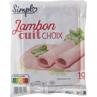Simpl (Carrefour) Jambon cuit choix