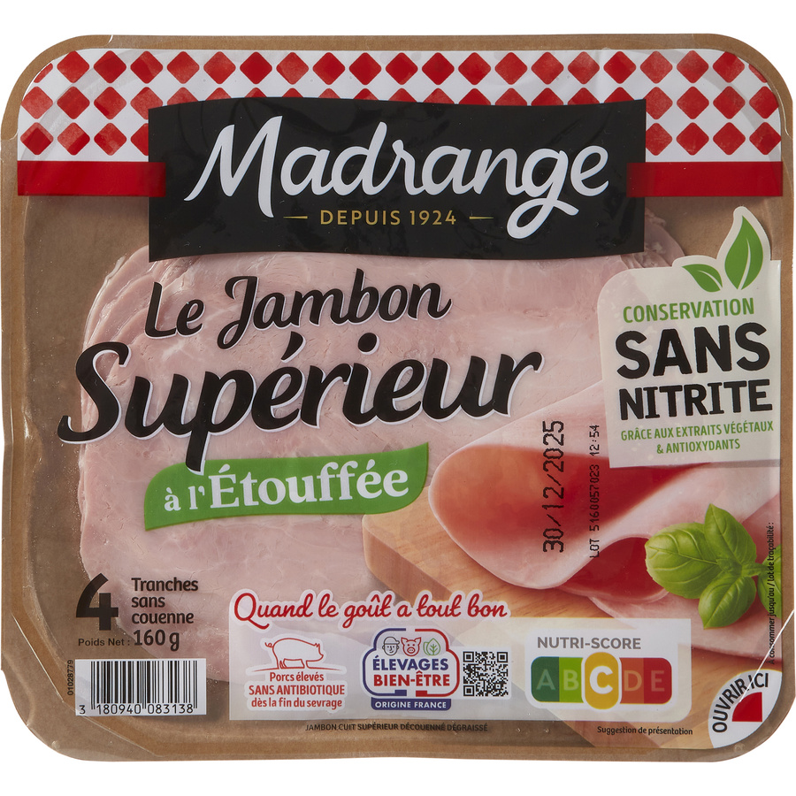 Test Madrange Le jambon supérieur à l’étouffée, conservation sans ...