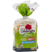 La Boulangère bio Grandes tranches complet sans sucres ajoutés