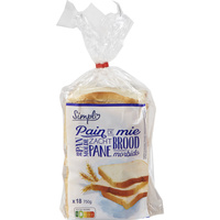 Simpl (Carrefour) Pain de mie