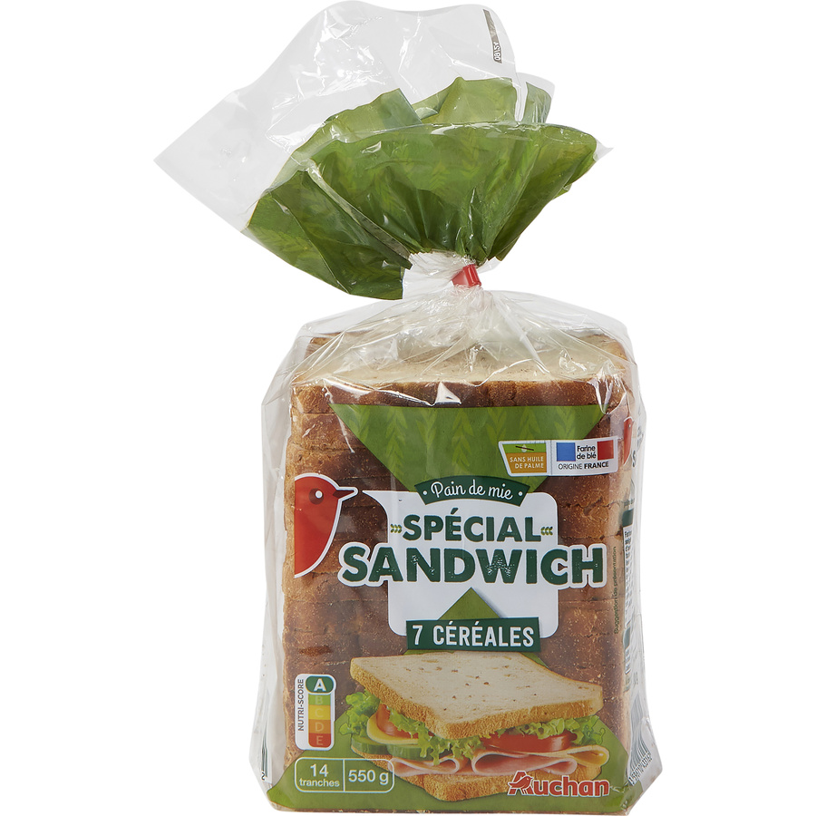 Auchan Spécial sandwich 7 céréales