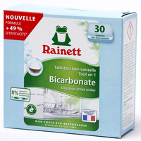 Rainett Tablettes lave-vaisselle tout en 1 bicarbonate