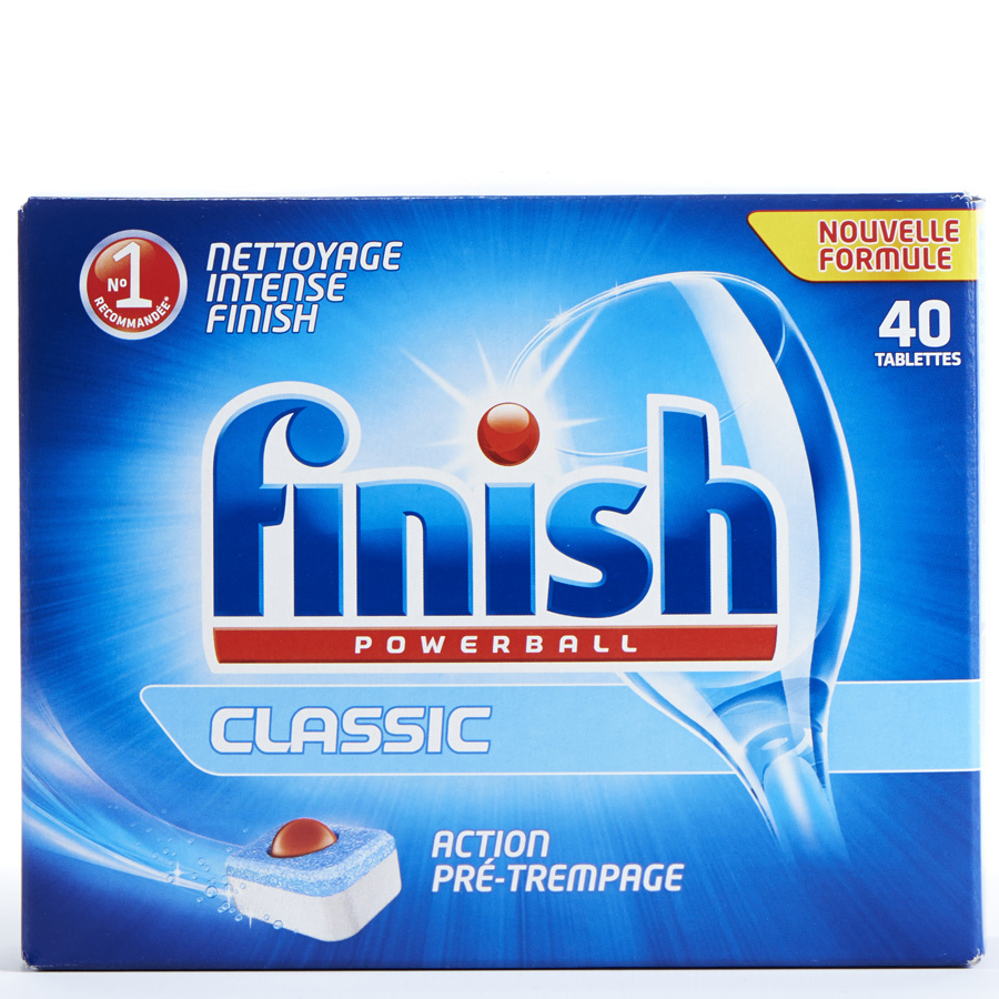 FINISH Powerball tablettes lave-vaisselle classic 40 tablettes pas