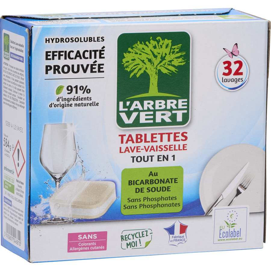 L’Arbre vert Tout en 1 au bicarbonate de soude