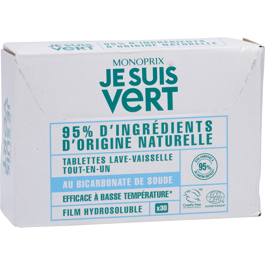 Monoprix Je suis vert – Tout en 1 au bicarbonate de soude
