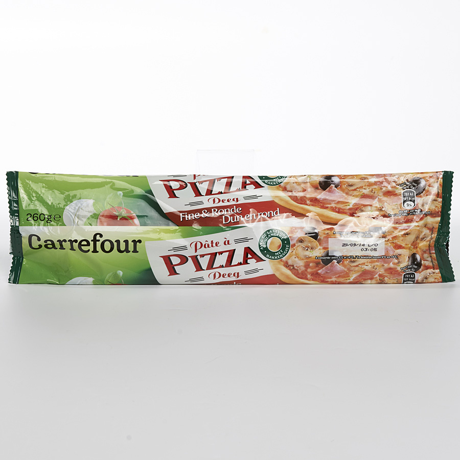 Carrefour Pâte à pizza fine et ronde -                                     