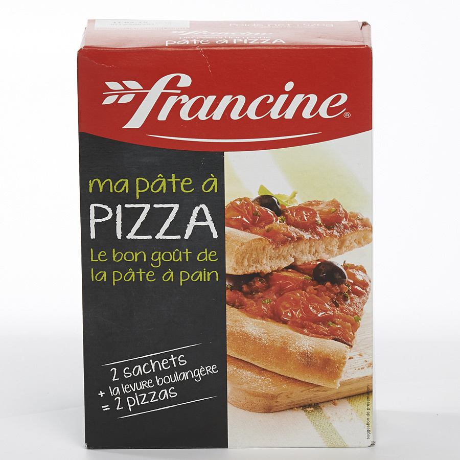 Francine Ma pâte à pizza 2 sachets  -                                     