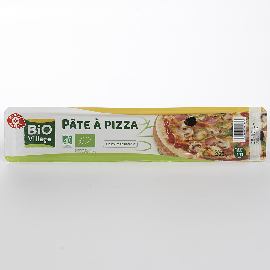 Marque Repère (Leclerc) Pâte à pizza Bio Village -                                     