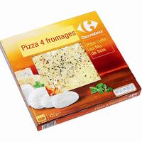 Carrefour 4 fromages pâte cuite au feu de bois