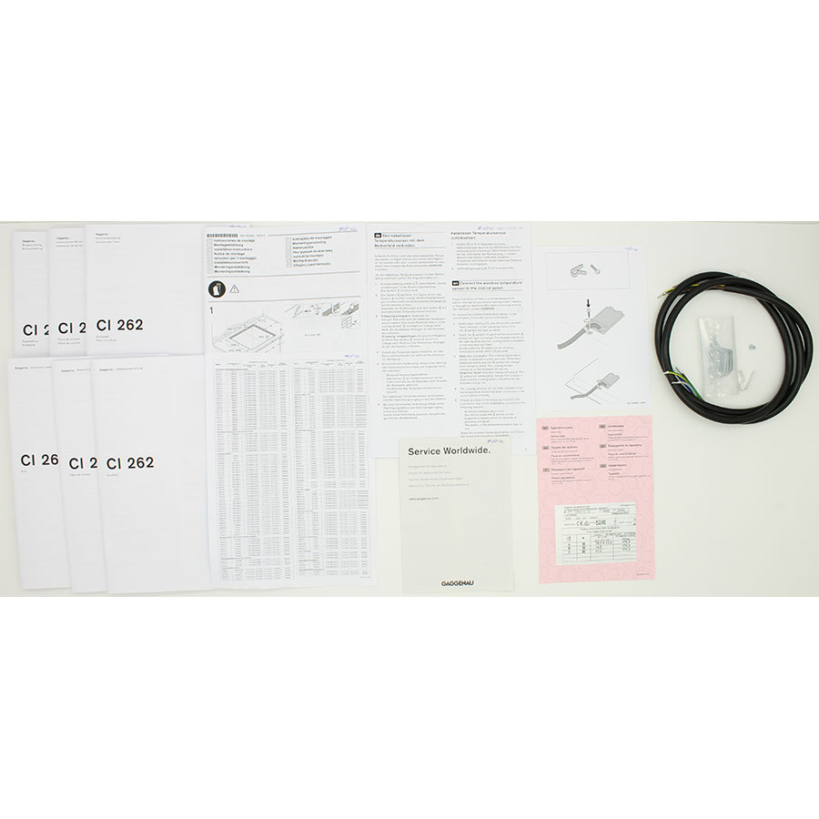 Gaggenau CI262-113 - Accessoires et documents livrés avec le produit