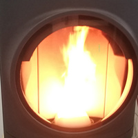 Austroflamm Clou pellet - Flamme en mode maximum