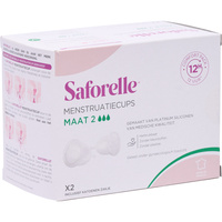 Saforelle Lot de 2 coupes menstruelles taille 2 