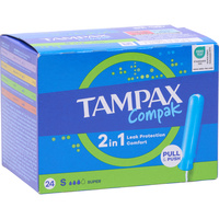 Tampax Compak 2in1 super avec applicateur