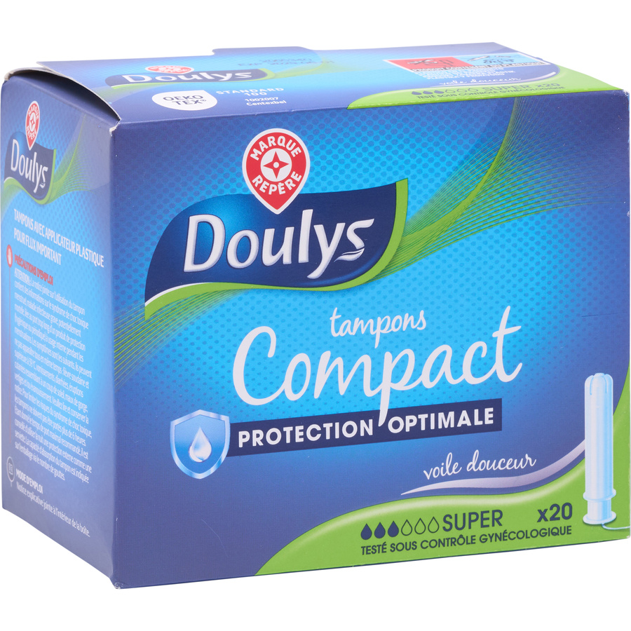 Doulys (E.Leclerc) Tampons compact super avec applicateur