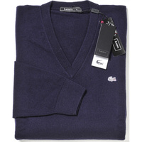 Lacoste Pull col V (100 % cachemire)