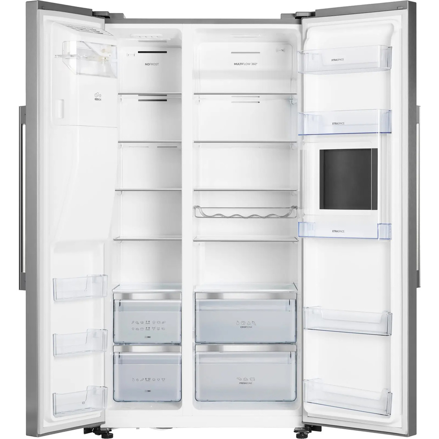 Hisense RS694N4BCE - Vue portes ouvertes