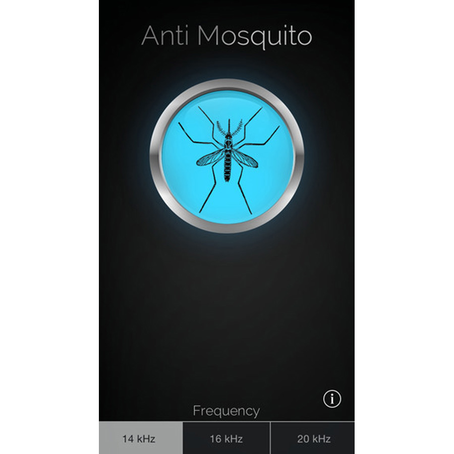 Appli Smartphone iOS Anti mosquito app - Vue principale