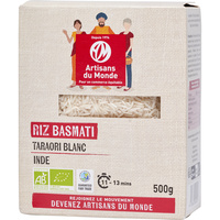 Artisans du monde Riz basmati Taraori blanc 
