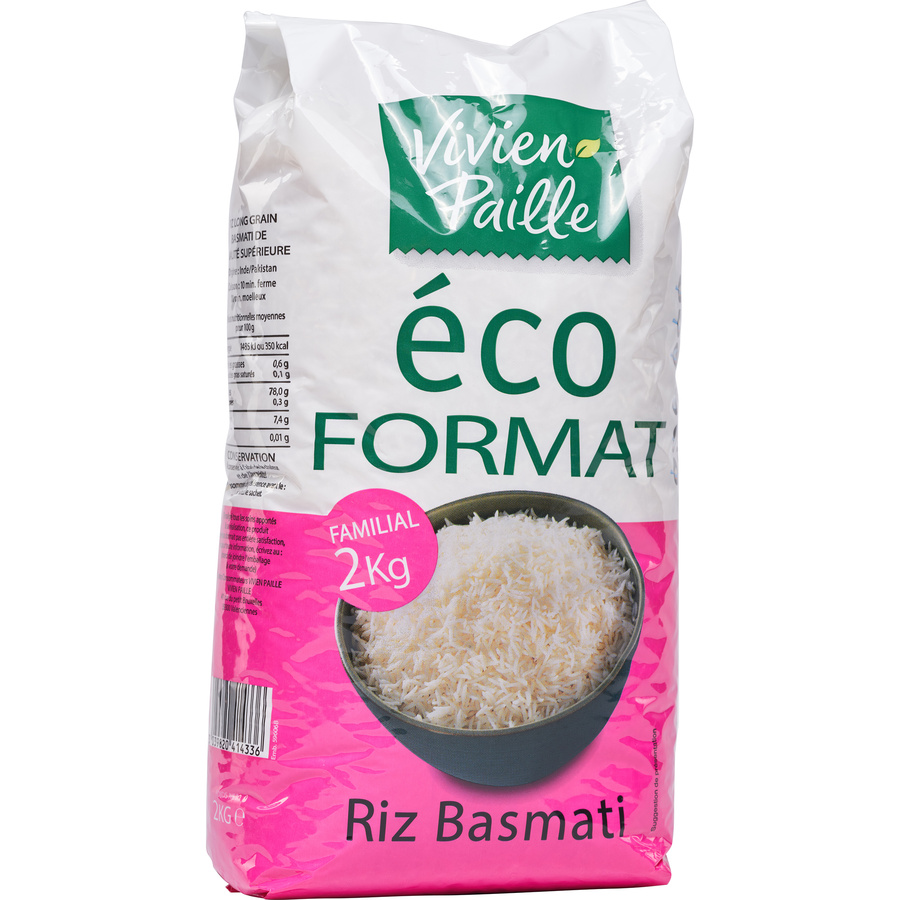 Vivien Paille Riz basmati éco format