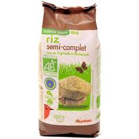 Auchan Bio Riz semi-complet