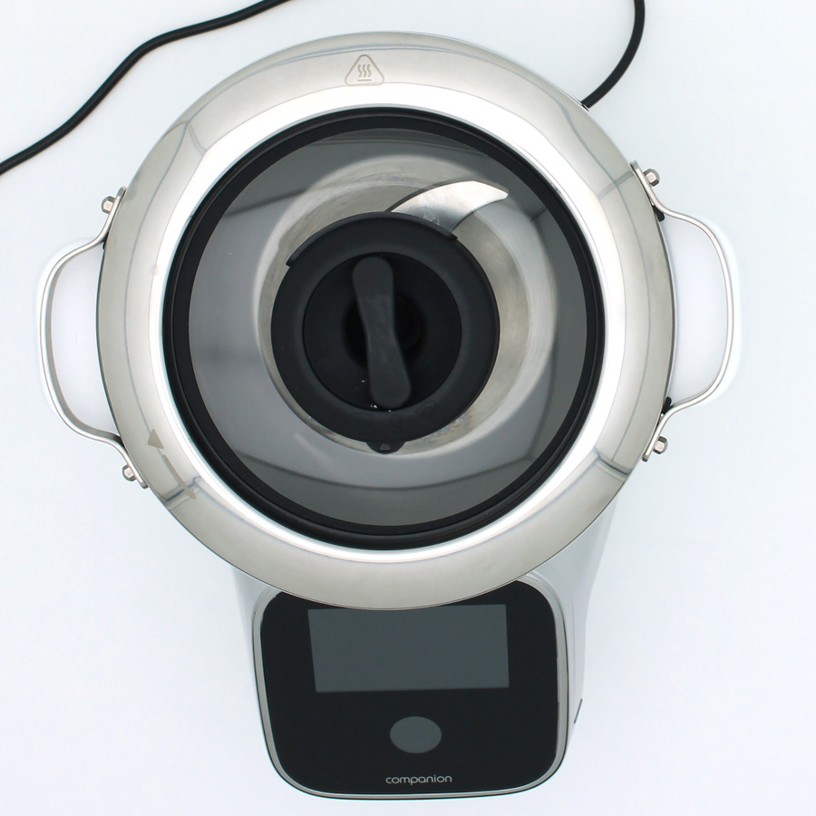 Moulinex i-Companion Touch Pro HF93ECF0 - Vue de dessus avec le couvercle