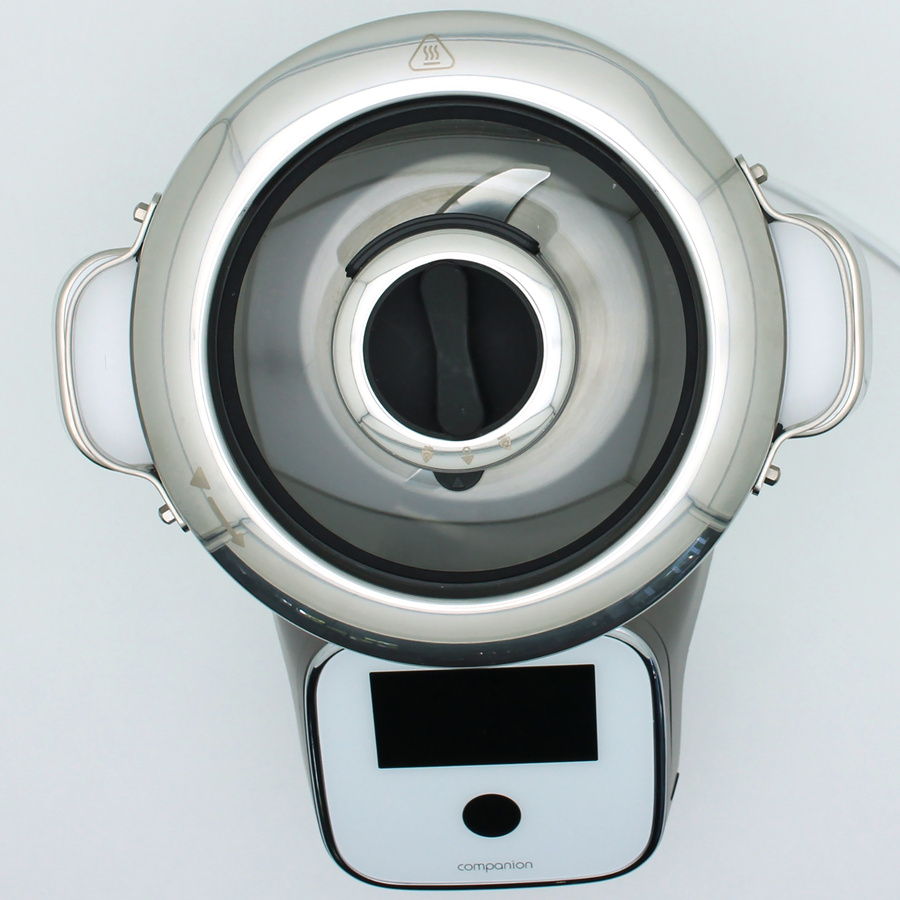 Moulinex i-Companion Touch XL HF938E00 - Vue de dessus avec le couvercle