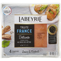 Labeyrie Truite France fumage doux au bois de hêtre