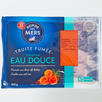 Ronde des Mers (Marque Repère E.Leclerc) Truite fumée élevée en eau douce