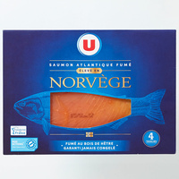 U Saumon Atlantique fumé élevé en Norvège