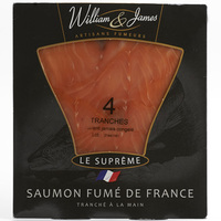 William & James Suprême saumon fumé de France
