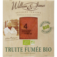 William & James Truite fumée bio