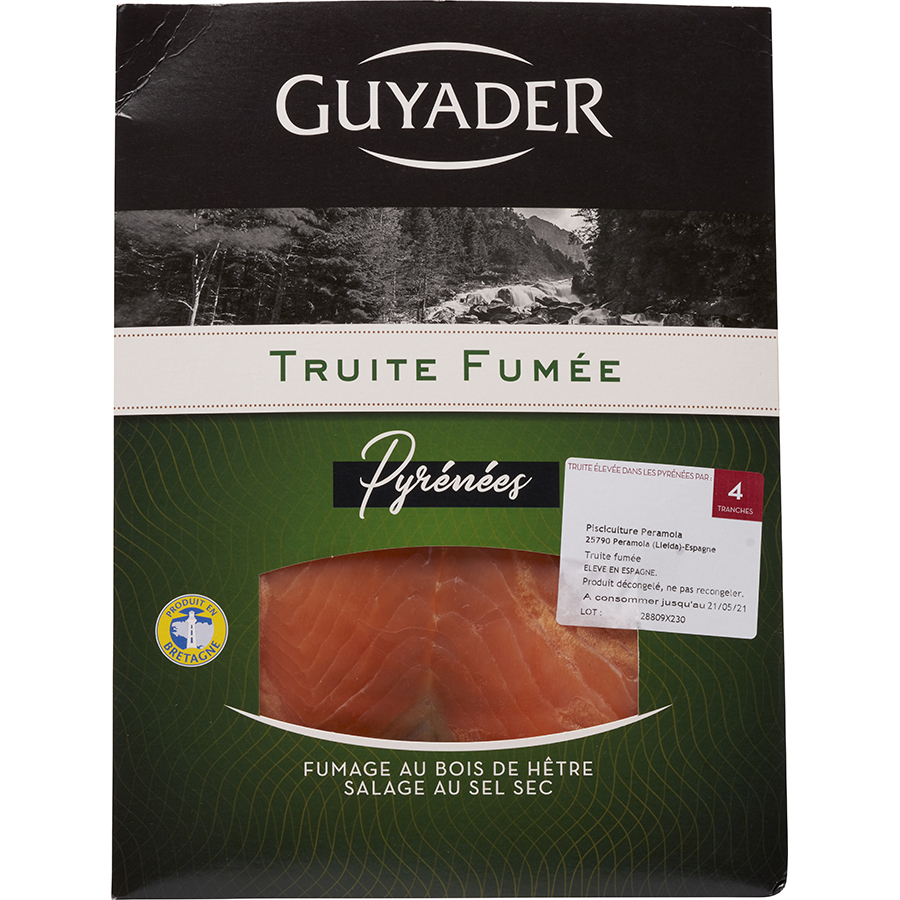 Guyader Truite fumée Pyrénées - 