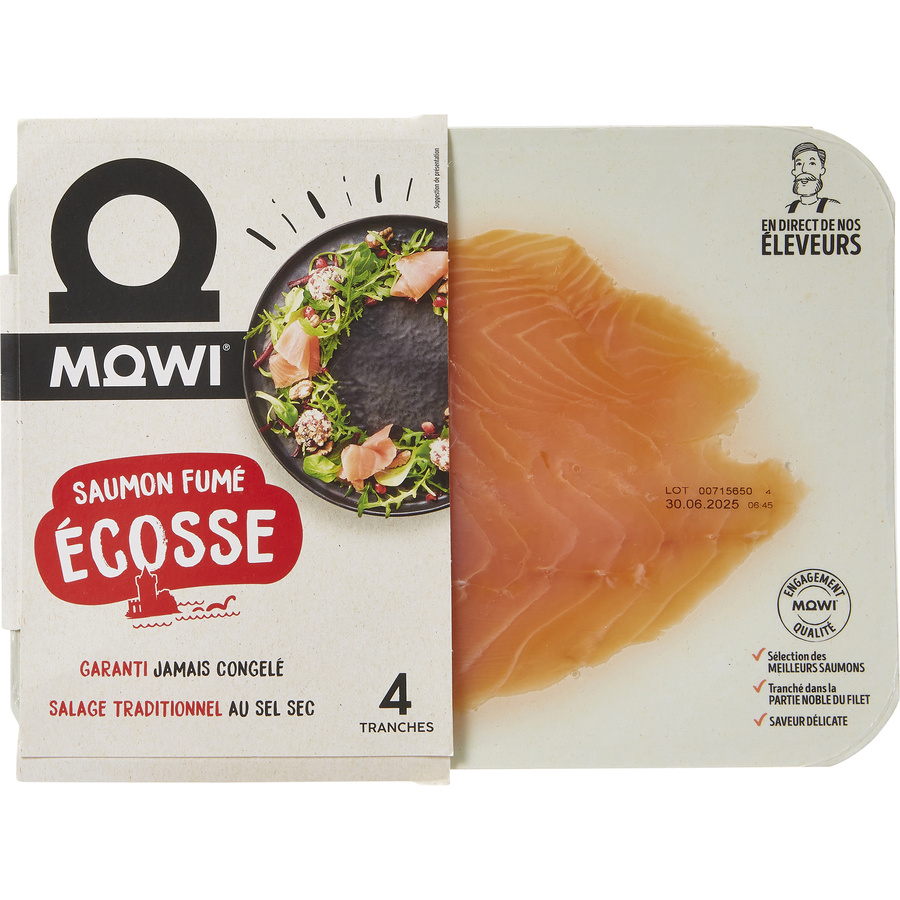 Mowi Saumon fumé Écosse