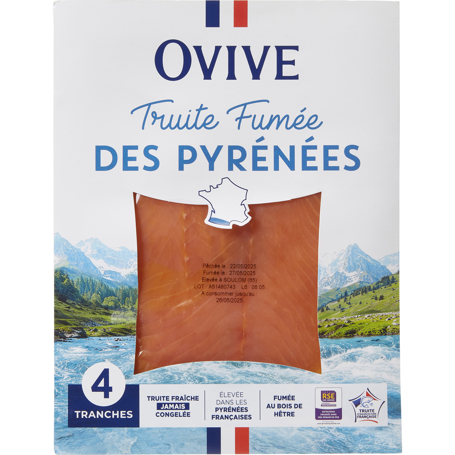 Ovive Truite fumée des Pyrénées