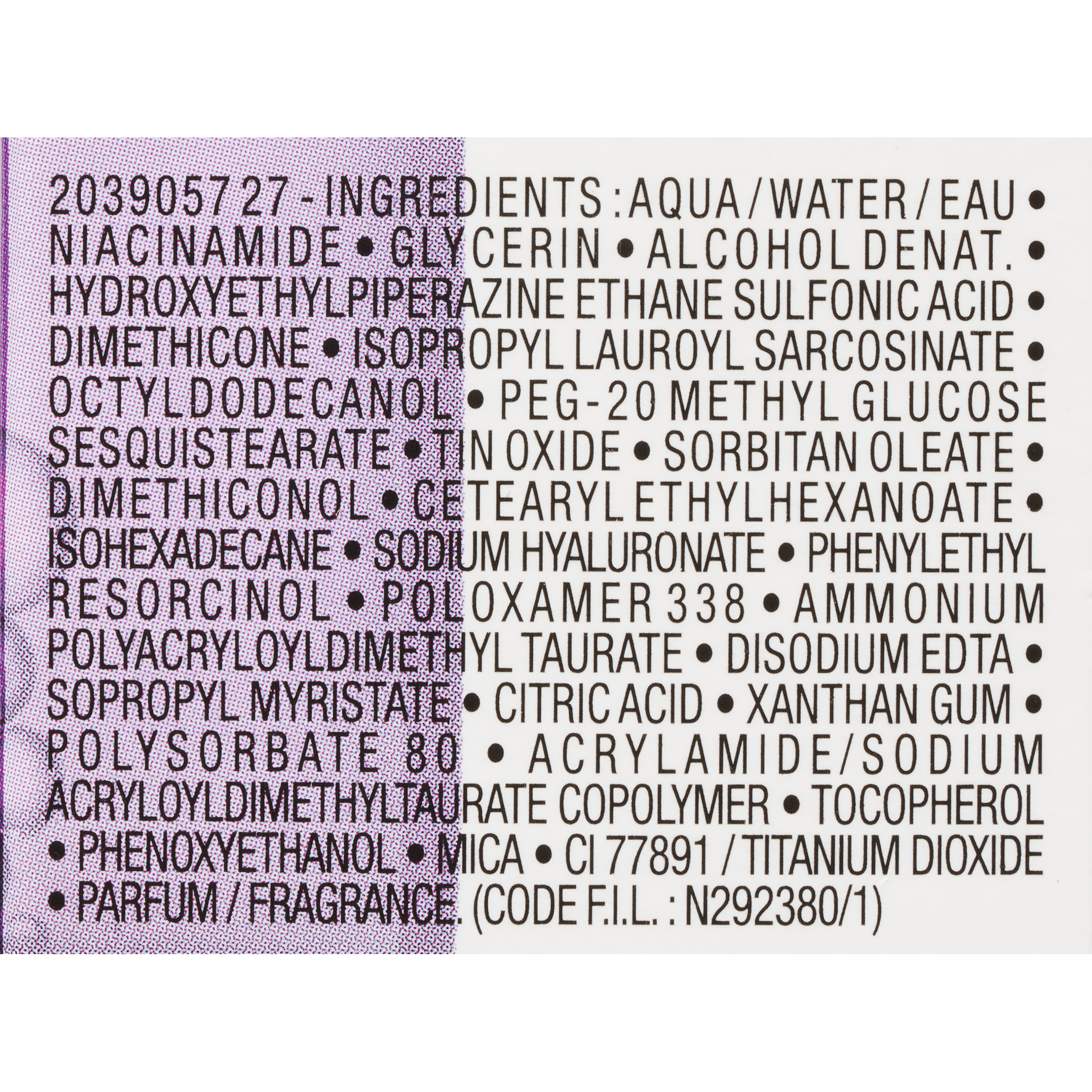 La Roche-Posay Pure Niacinamide 10 - Liste des ingrédients