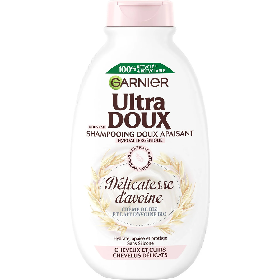 Garnier Ultra Doux Shampoing doux apaisant délicatesse d’avoine