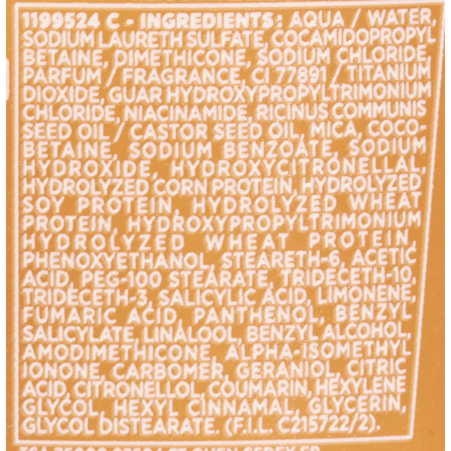 Elseve Dream long - Shampooing reconstructeur - Liste d'ingrédients