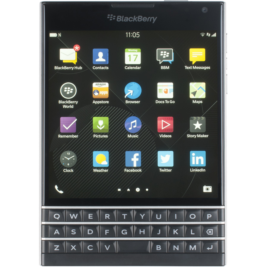 BlackBerry Passport - Vue principale