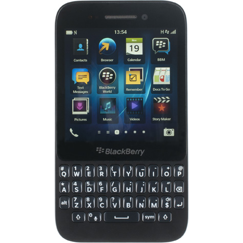 BlackBerry Q5 - Vue principale