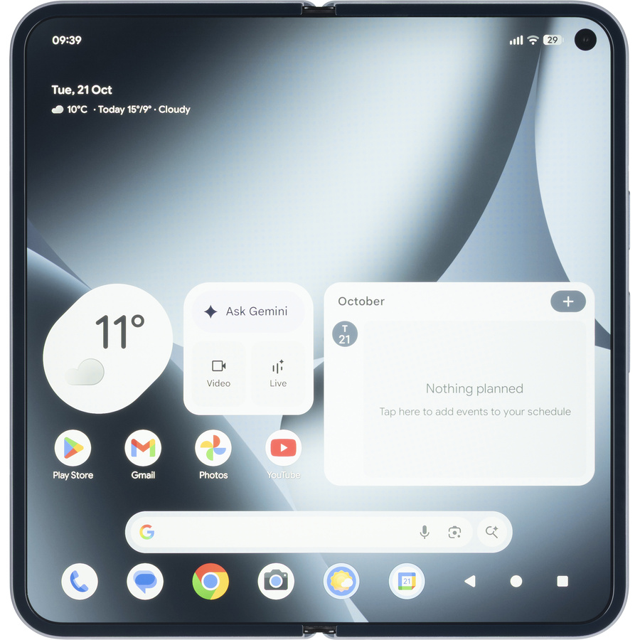 Google Pixel 10 Pro Fold - Vue de face déplié