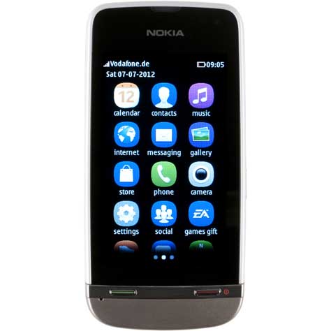Nokia Asha 311 - Vue principale