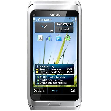 Nokia E7 - Vue principale